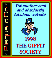 The Giffit Society Plaque dOr 1998